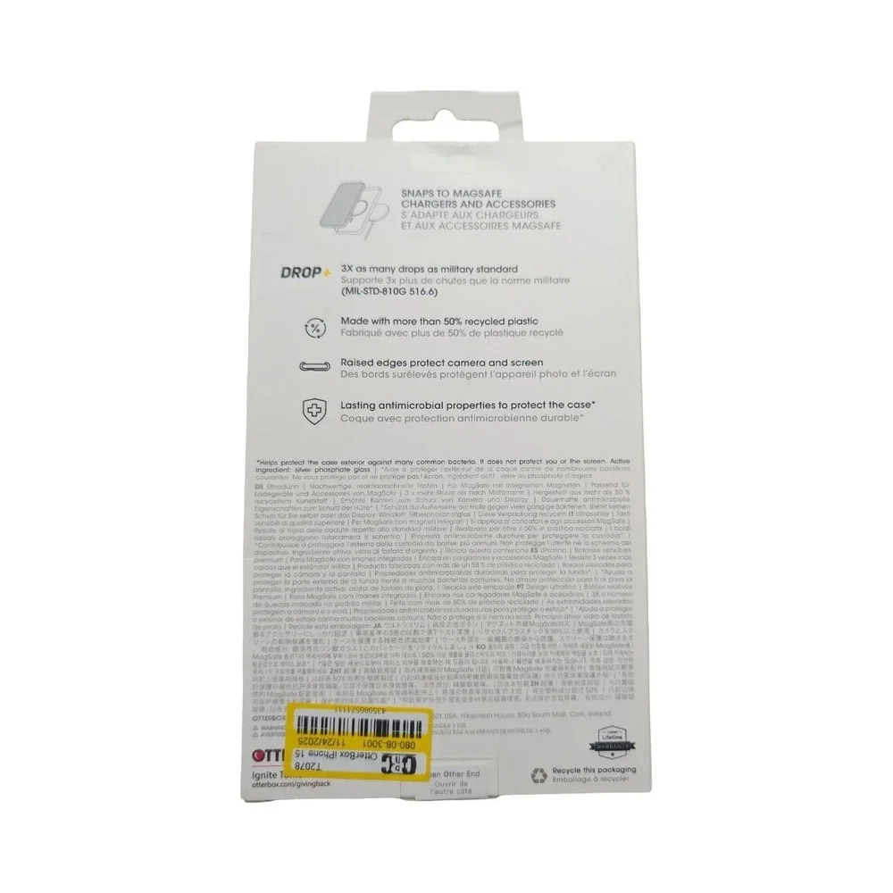 F8-N OtterBox Apple iPhone 15 Pro Max Symmetry Series Case w MagSafe Fairy Fauna